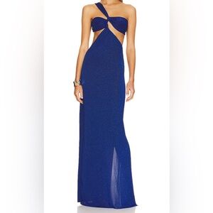 Baobab Collection Metallic Navy Blue Top